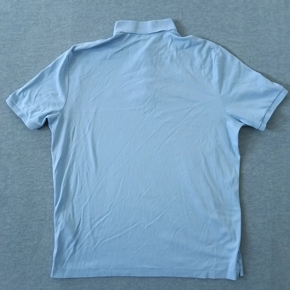 Polo Ralph Lauren Mens Classic Fit Light Blue Short Sleeve Polo Shirt Large